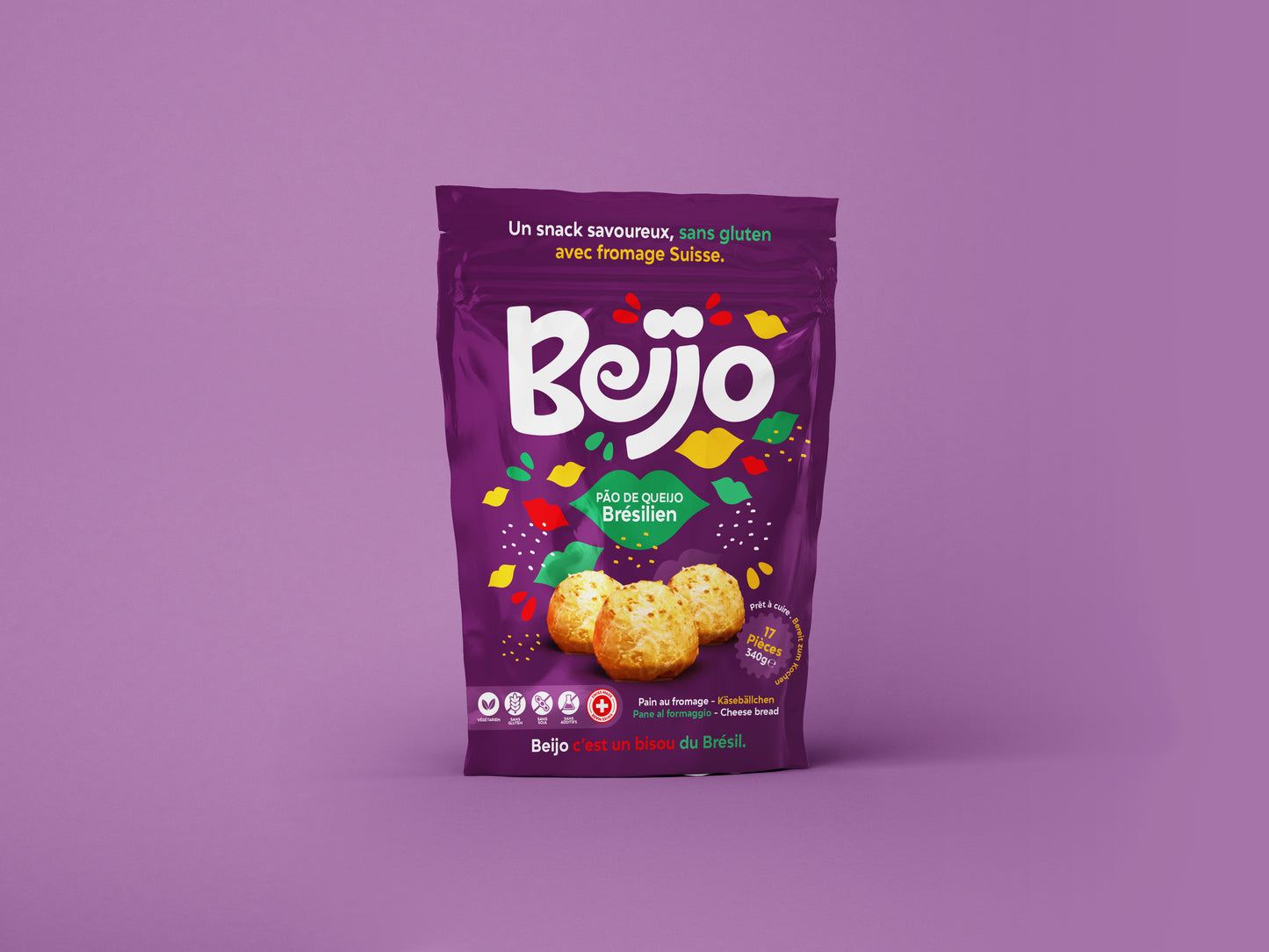 Beijo - Pão de queijo congelé (17pcs)